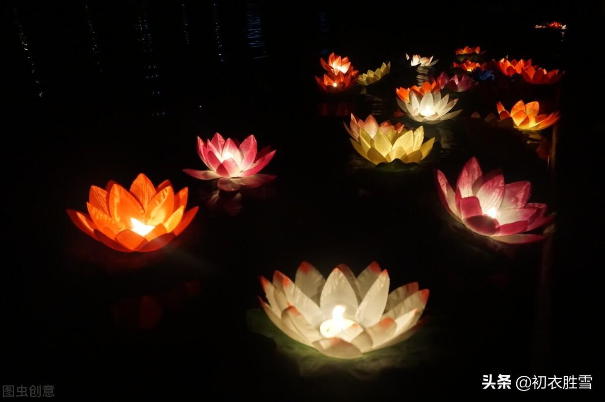 中元节贵州凯里龙头河,火光映水,思念如潮 中元节贵州凯里龙头河,火光映水,思念如潮